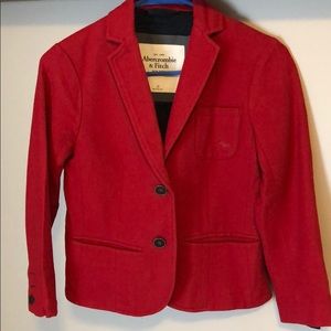 Abercrombie & Fitch Red Blazer
